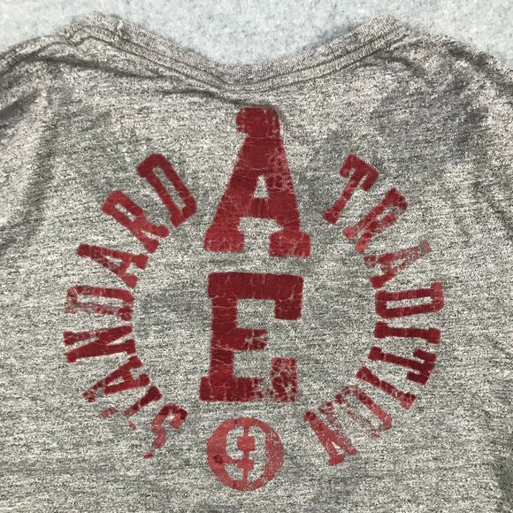 American Eagle T Shirt Mens Medium Gray Vintage Fit Short Sleeve Cotton - Picture 7 of 10